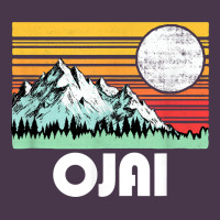 Ojai California Mountains & Sun Retro 80s Graphic Heavyweight Hoodie | Teevron