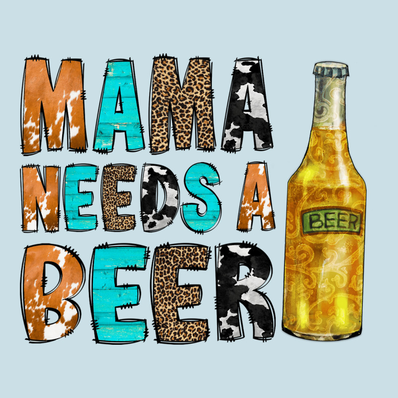 Mama Needs A Beer Ladies Tee by CowCowDesign | Teevron