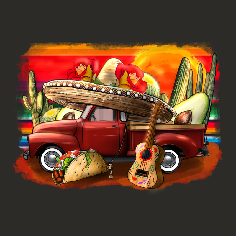 Mexican Cinco De Mayo Truck Heavy Core Tee by CowGirlArtShop | Teevron