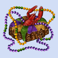 Mardi Gras Craw Fish King Cake With Leopard Urban Hoodie | Teevron