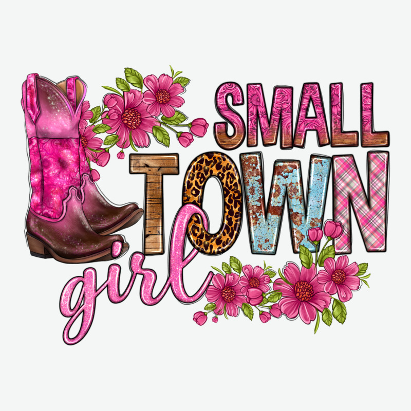 Small Town Girl With Flowers Bbs Urban Heavy Tee by BundleAndBundleShop | Teevron