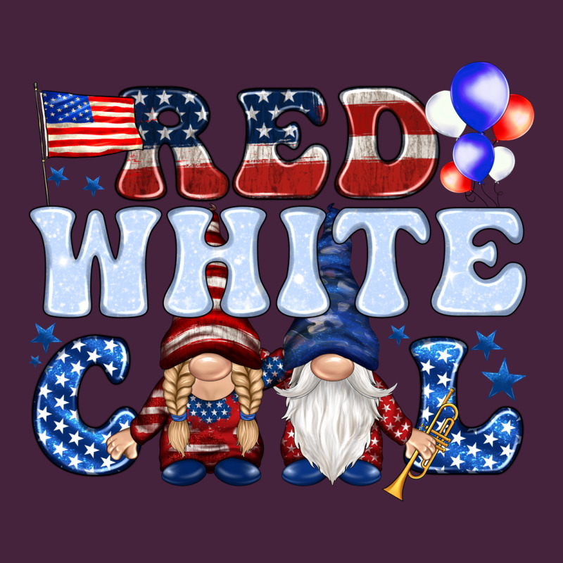 Red White Cool With Gnomies 4th Of July Premium Tee by HowdyJamesFarm | Teevron