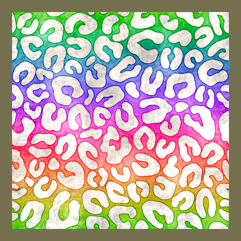 Watercolor Rainbow Leopard Seamless Pattern Vintage Hoodie by BundleAndBundleShop | Teevron