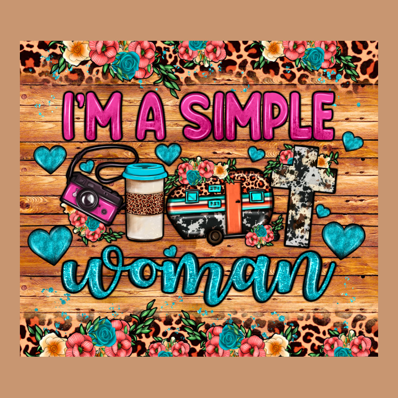I'm A Simple Woman Heavyweight Hoodie by JahusDesignShop | Teevron