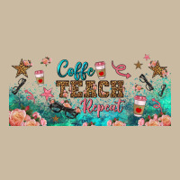 Coffe Teach Repeat Libbey Glass Long Sleeve Tee | Teevron