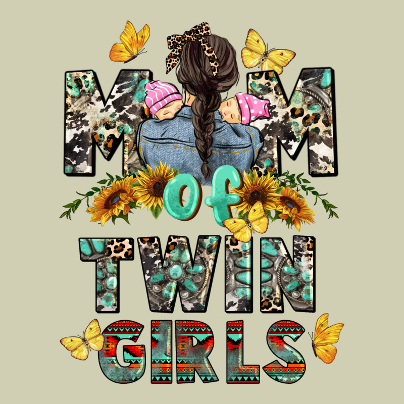 Mom Of Twin Girls Mother's Day Heavy Core Tee by CowGirlArtShop | Teevron