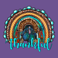 Western Thanksgiving Rainbow With Turkey Vintage Tee | Teevron