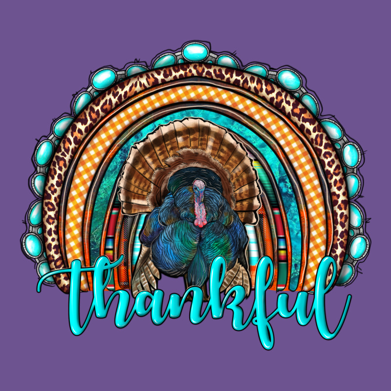 Western Thanksgiving Rainbow With Turkey Vintage Tee by RanaPortraitStore | Teevron