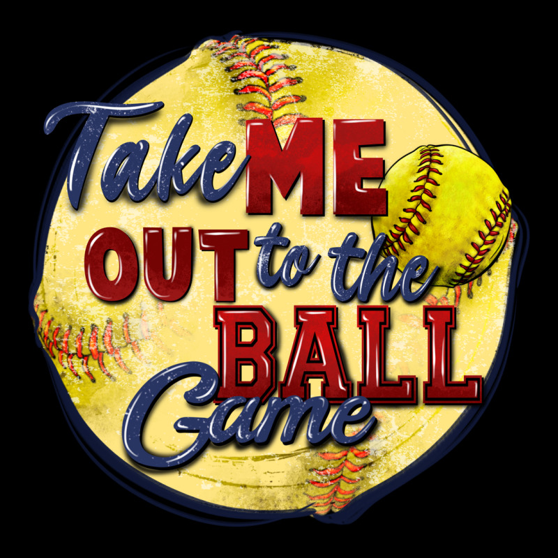 Take Me Out To The Ball Game Softball Heavy Core Tee by CowGirlArtShop | Teevron