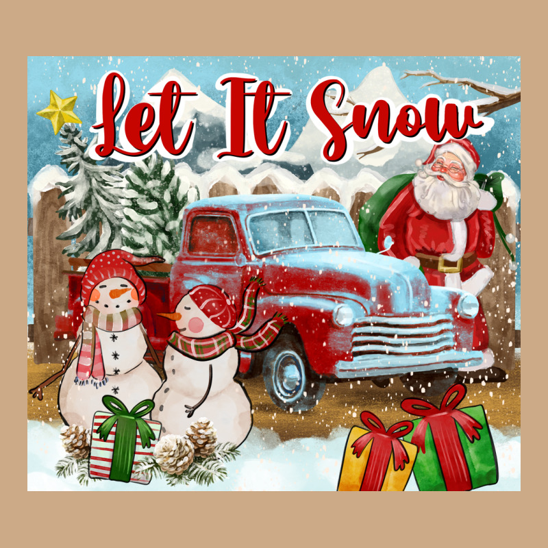 Let It Snow Tumbler Vintage Hoodie by FaDigitalArtStudio | Teevron