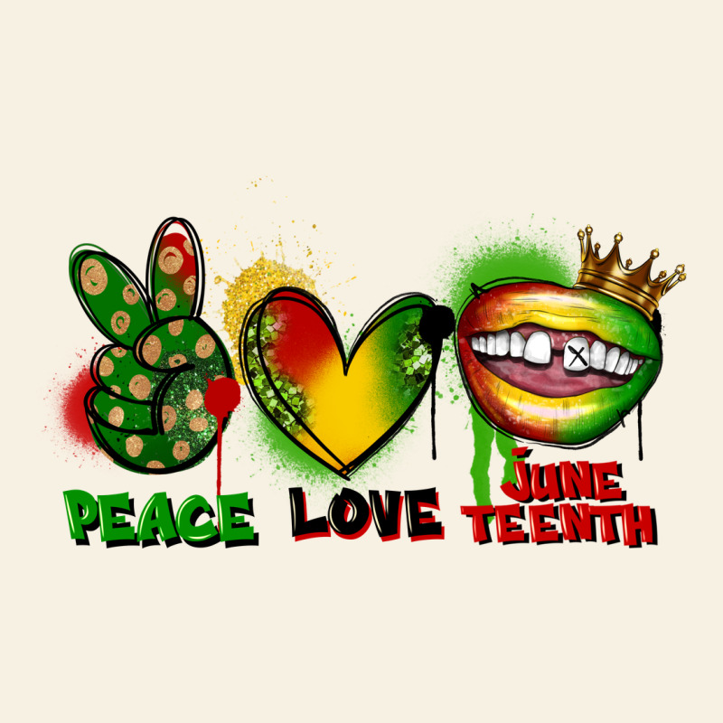 Peace Love Juneteenth Vintage Tee by FaDigitalArtStudio | Teevron