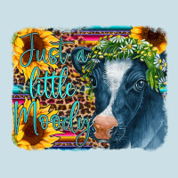 Cow Serape Just A Little Moody Ladies Tee | Teevron