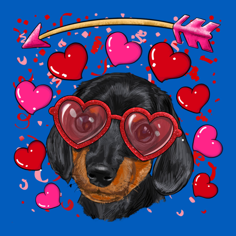 Valentine's Day  Dachshund Puppy Urban Hoodie by RanaPortraitStore | Teevron