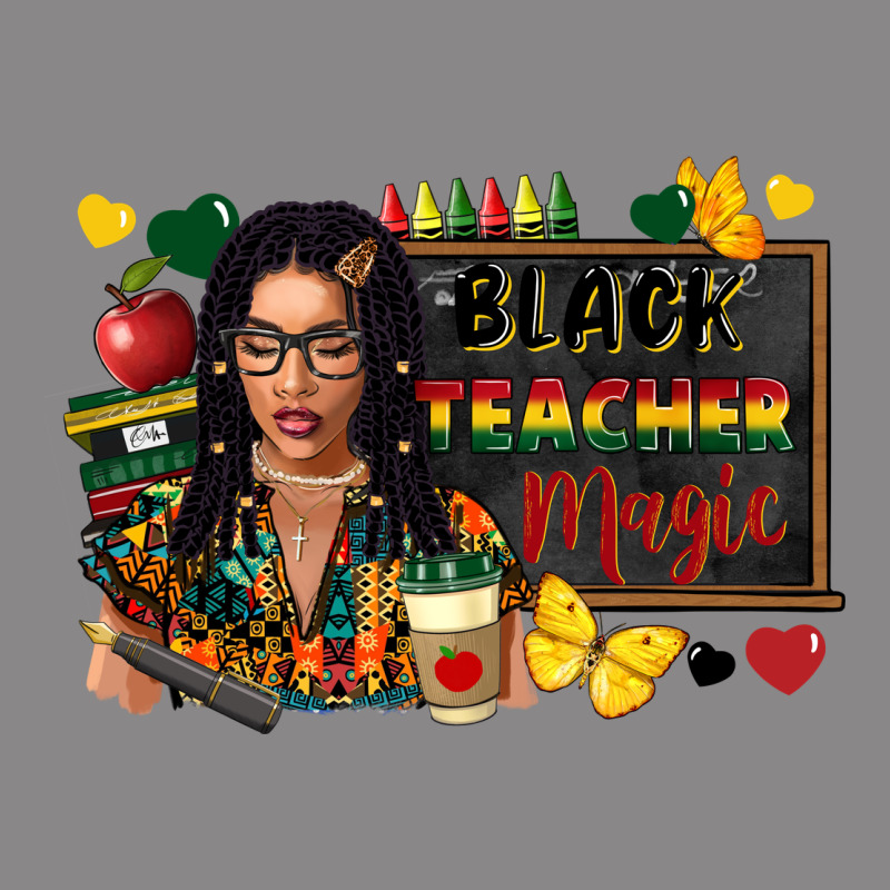 Juneteenth Black Teacher Magic Vintage Tee by FaDigitalArtStudio | Teevron