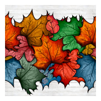 autumn  leaves seamless pattern | Teevron