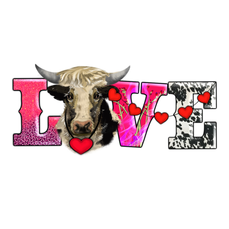 Love With Holstein Cow Zipper Hoodie by AdoDesignShop | Teevron