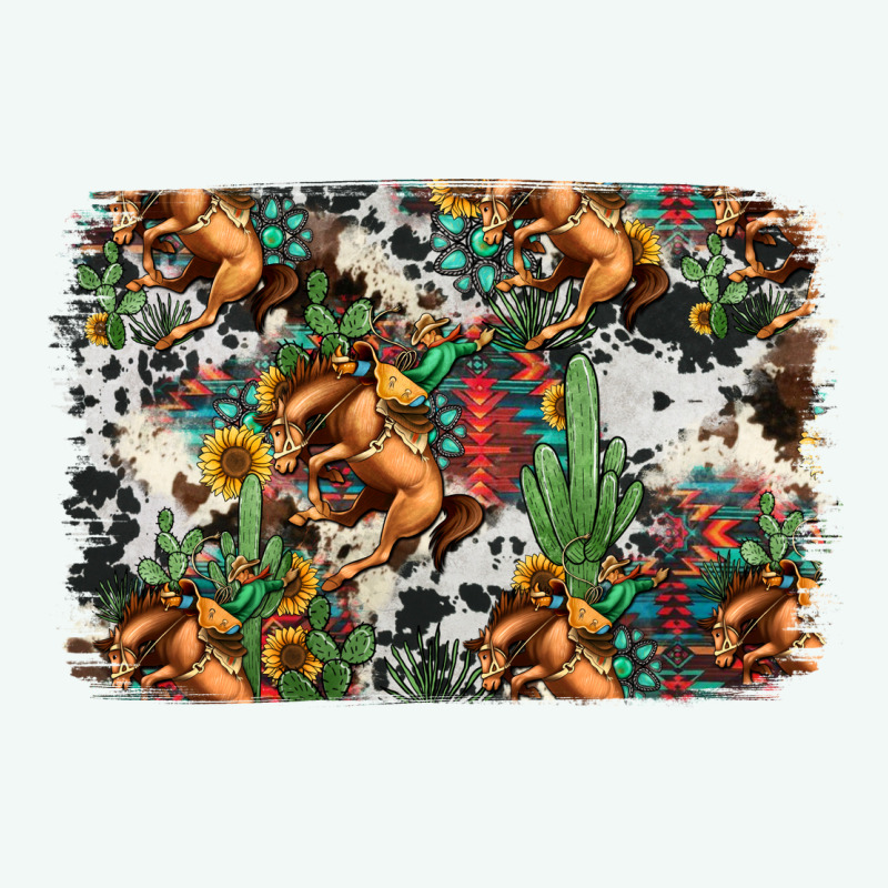 Western Rodeo Background Premium Hoodie by Jasminsmagicworld | Teevron