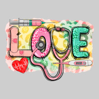 Love Nursing Leopard Background Premium Tee | Teevron