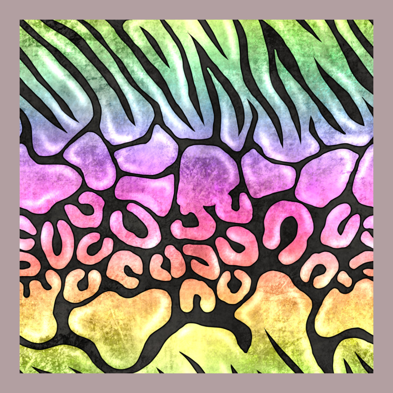 Neon Rainbow Safari Seamless Pattern Vintage Hoodie by BundleAndBundleShop | Teevron