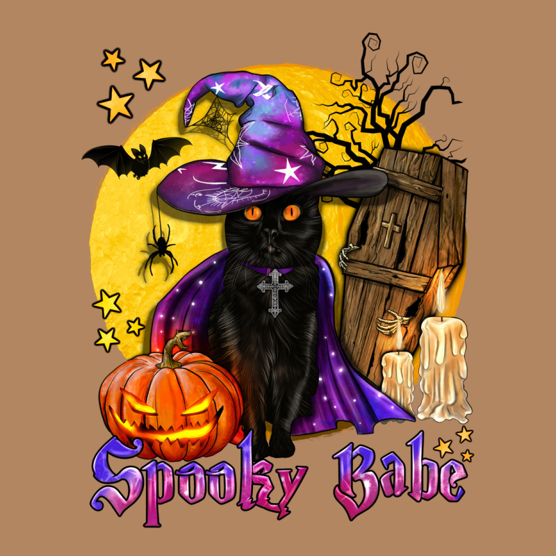 Spooky Babe Black Witch Cat Long Sleeve Tee by BundleAndBundleShop | Teevron