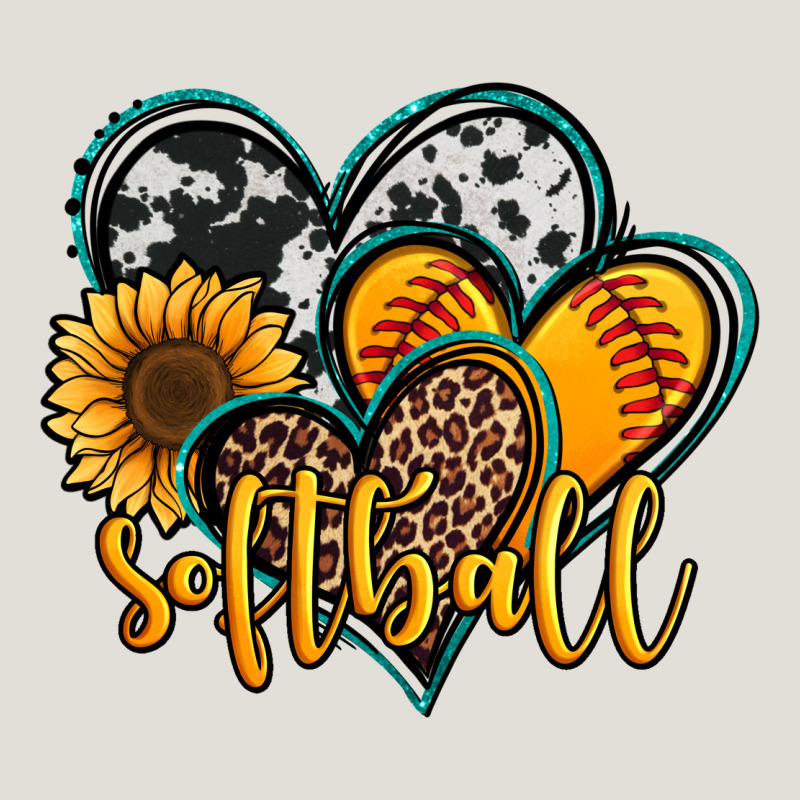 Softball Hearts Heavy Core Tee by Jasminsmagicworld | Teevron
