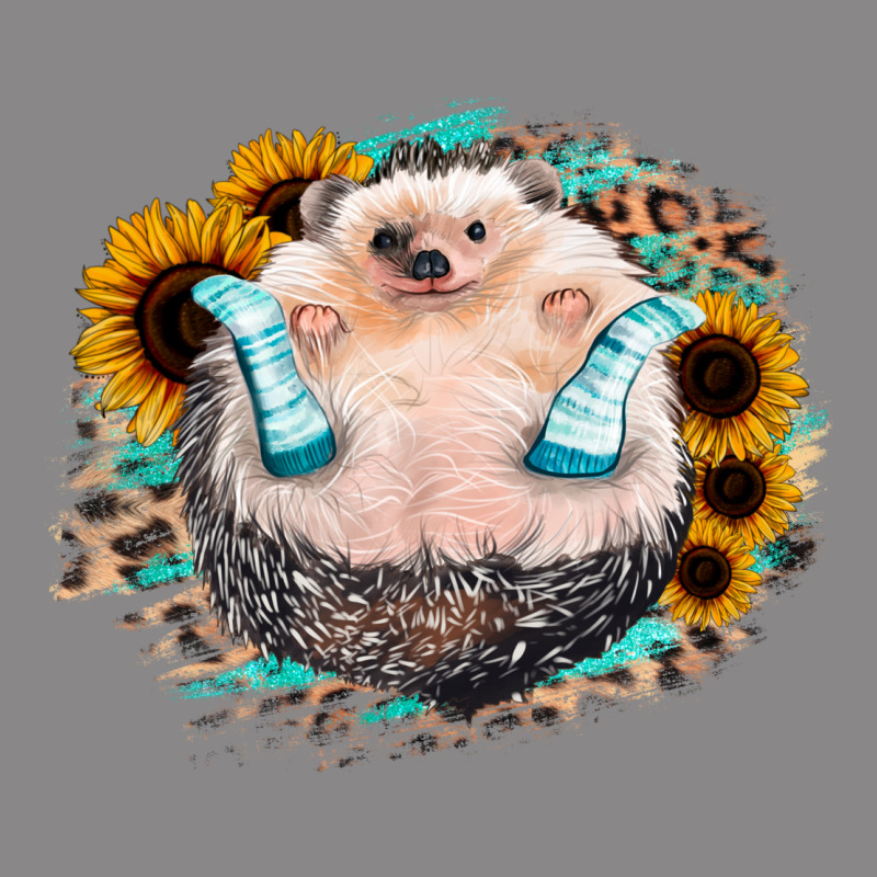 Sunflower Leopard Hedgehog Vintage Tee by Jasminsmagicworld | Teevron