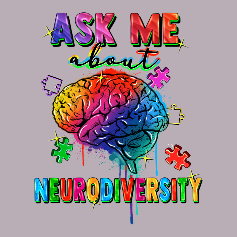 Ask Me About Neurodiversity Vintage Tee by FaDigitalArtStudio | Teevron