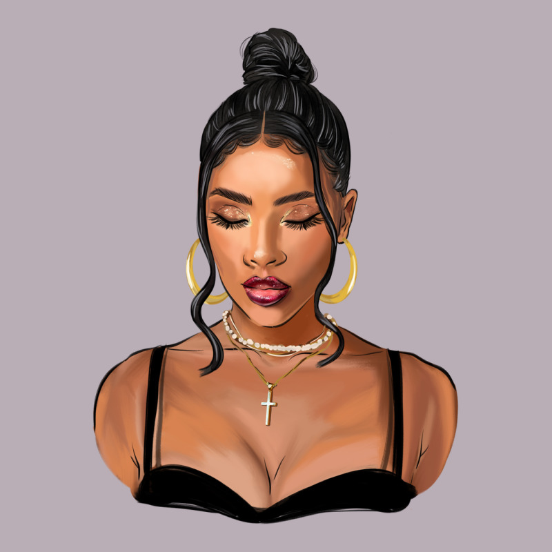 Black Woman Vintage Tee by FaDigitalArtStudio | Teevron