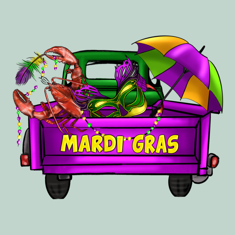 Mardi Grass Umbrella With Truck Zipper Hoodie by AdoDesignShop | Teevron