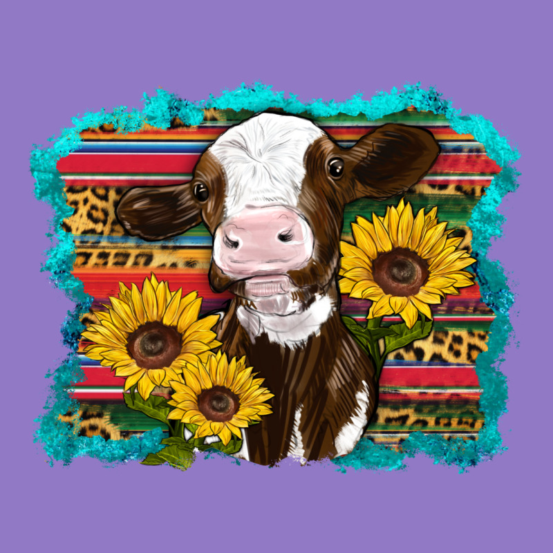 Western Cow Sunflowers Serape Leopard Urban Hoodie by RanaPortraitStore | Teevron