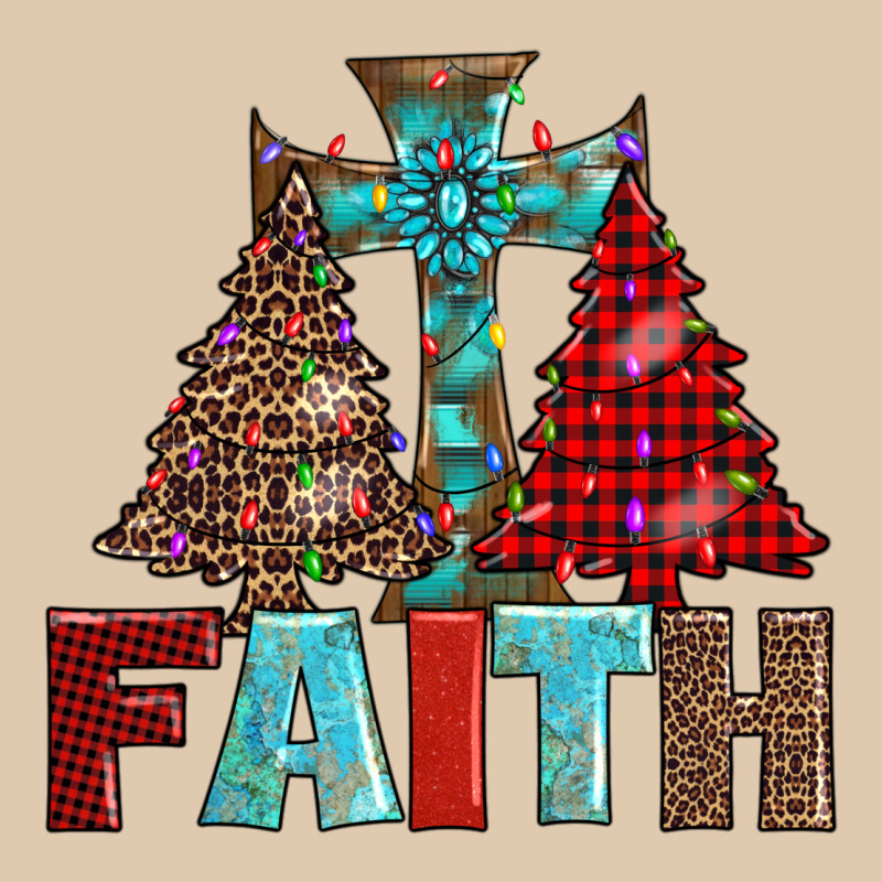 Cross And Christmas Trees Heavyweight Sweatshirt by AdoDesignShop | Teevron