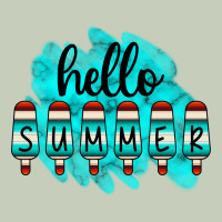 Hello Summer Serape Turquoise Ladies Tee | Teevron