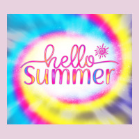 Hello Summer Tie Dye Tumbler Ladies Tee | Teevron