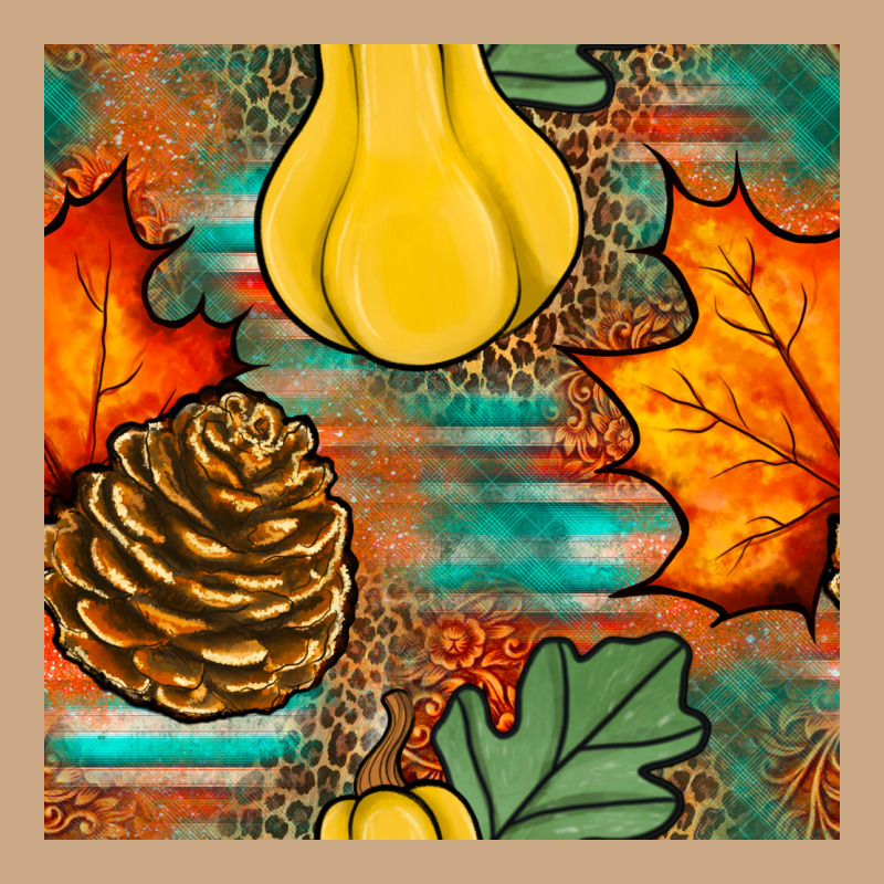 Fall Pumpkins Seamless Pattern Vintage Hoodie by BundleAndBundleShop | Teevron