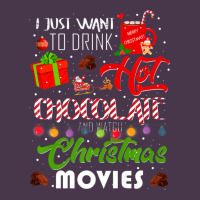 I Just Want To Drink Hot Chocolate Watch Christmas Movies Premium Heavyweight Hoodie | Teevron