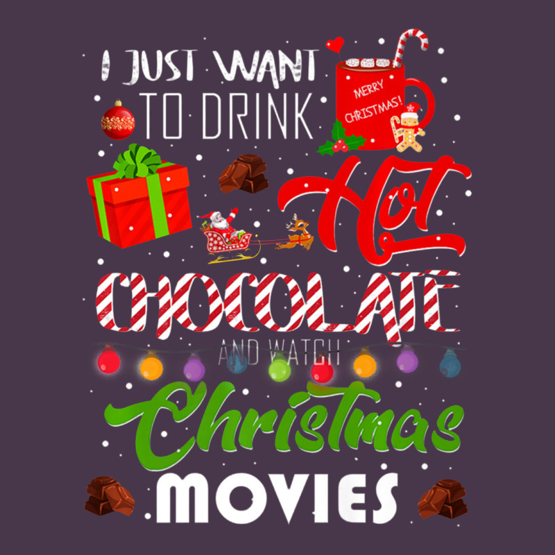 I Just Want To Drink Hot Chocolate Watch Christmas Movies Premium Heavyweight Hoodie by baoMotion | Teevron