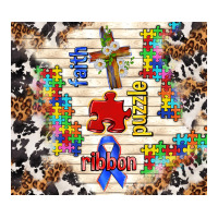 Faith puzzle ribbon tumbler | Teevron