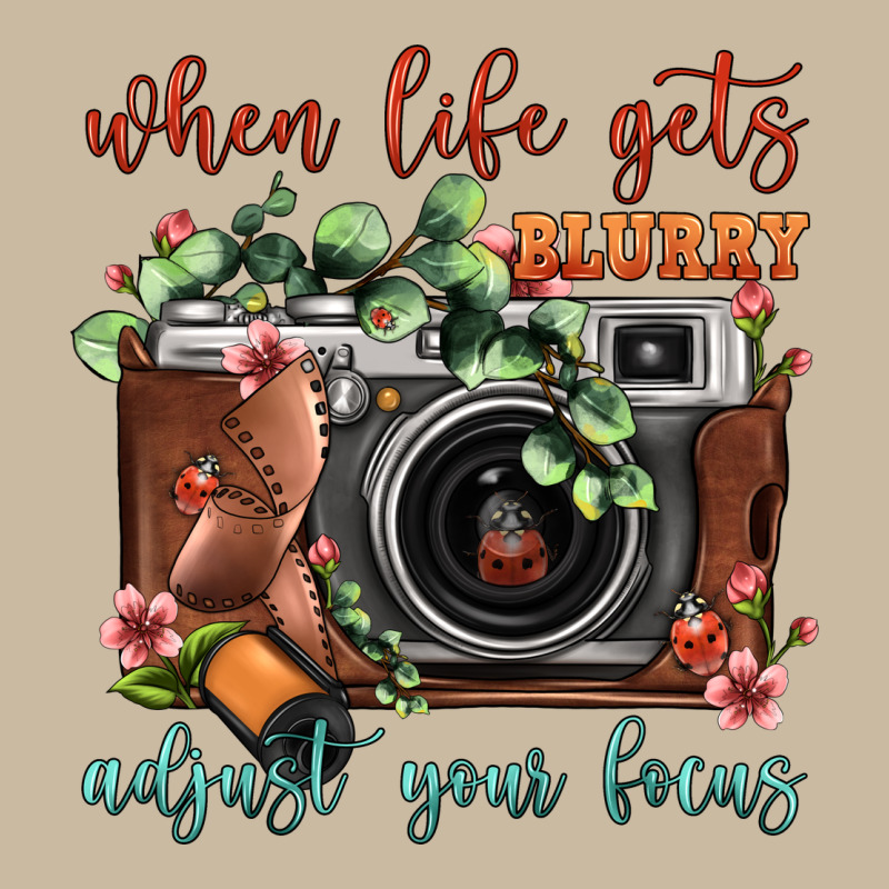 When Life Gets Blurry Adjust Your Focus Vintage Camera Long Sleeve Tee by FaDigitalArtStudio | Teevron