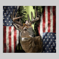 Usa Deer Hunting Woods Premium Tee | Teevron