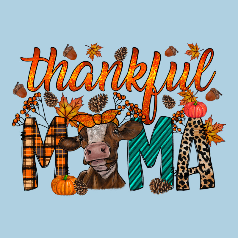 Thankful Mama Cow Premium Hoodie by RacoonDesign | Teevron