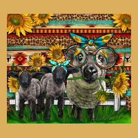 Western Cute Hampshire Sheep Family Premium Hoodie | Teevron