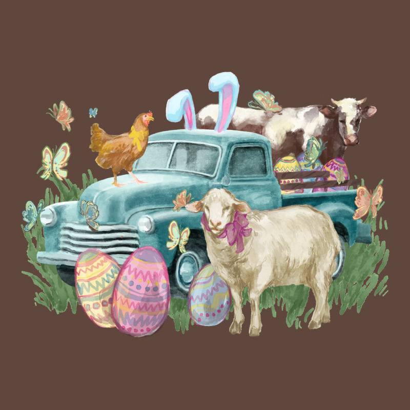 Easter Truck Farm Animals Easter Day Classic Tee by HowdyJamesFarm | Teevron