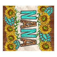 nana sunflowers and turquoise gemstones | Teevron