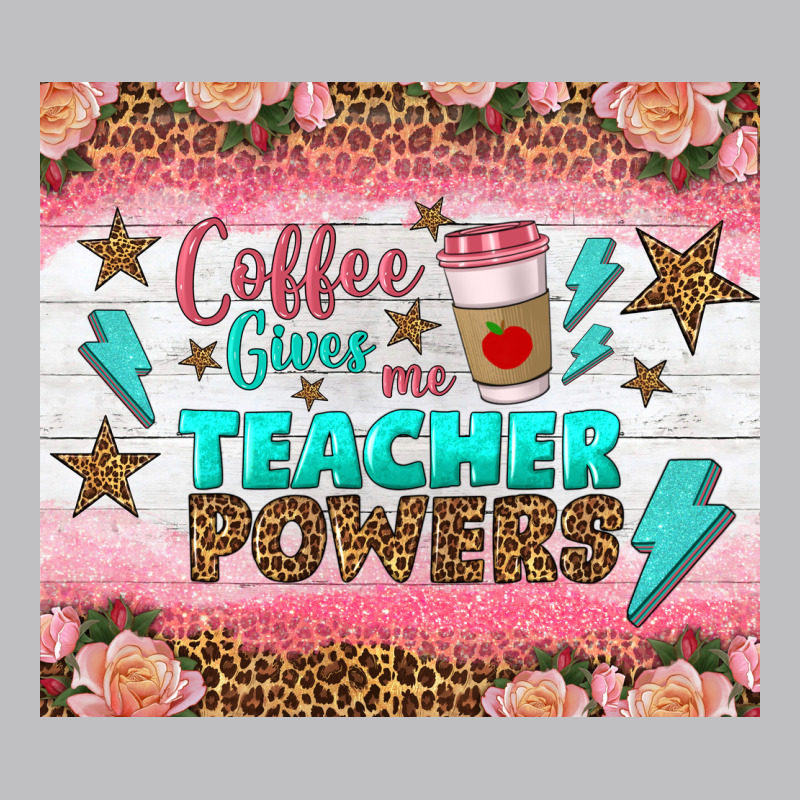 Coffee Gives Me Teacher Powers Tumbler Long Sleeve Tee by BundleAndBundleShop | Teevron