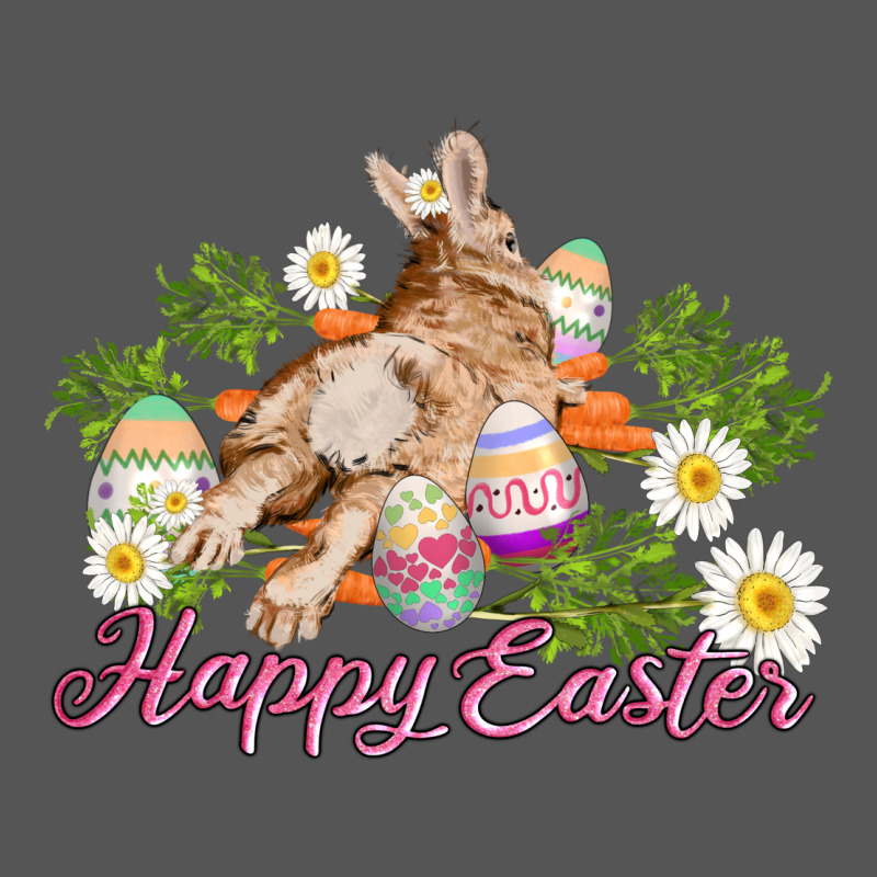 Easter Bunny With Carrots And Daisy Zipper Hoodie by AdoDesignShop | Teevron