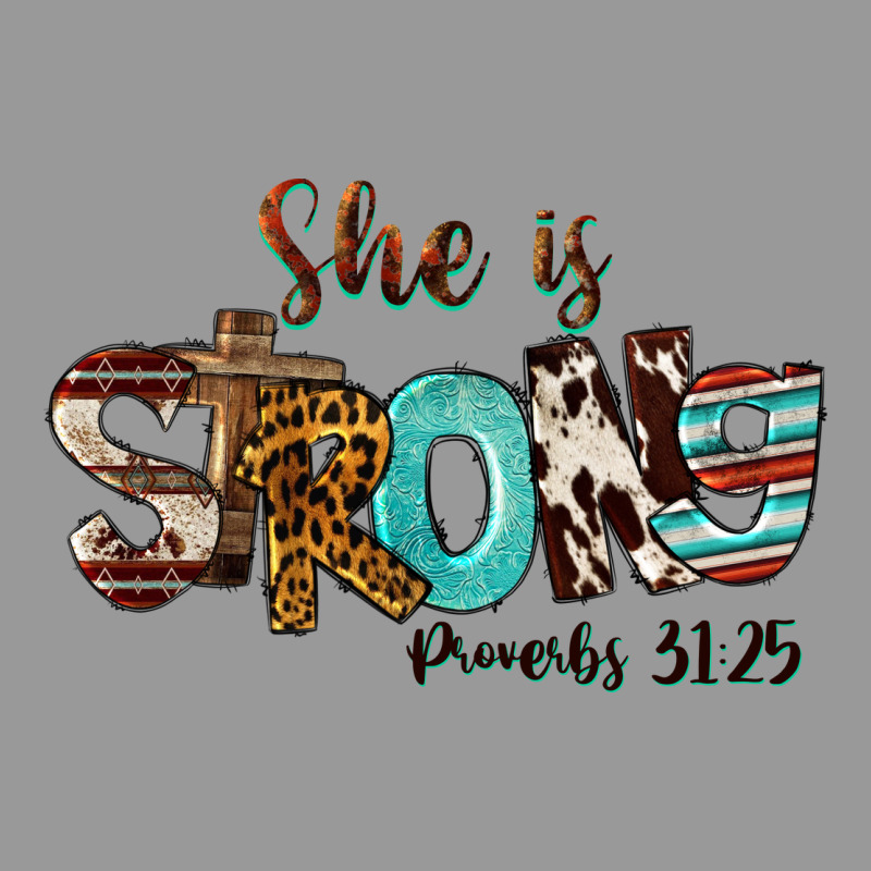 She Is Strong Proverbs 31 25 Vintage Hoodie by FaDigitalArtStudio | Teevron