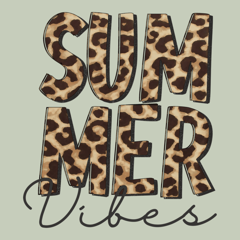 Summer Vibes Leopard Ladies Tee by CowCowDesign | Teevron