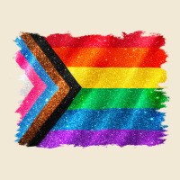 Pride Flag Background Premium Tee | Teevron