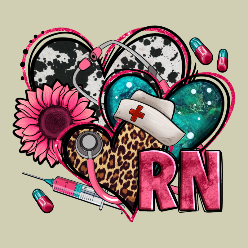 Rn Registered Nurse Hearts Heavy Core Tee by Jasminsmagicworld | Teevron
