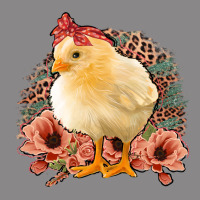 Chick With Flowers Feopard Vintage Tee | Teevron
